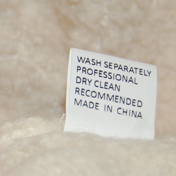 Simply Couture XL Ivory Suede& Sherpa Like Open Jacket W/ Knit Sleeves & Back - Picture 11 of 11